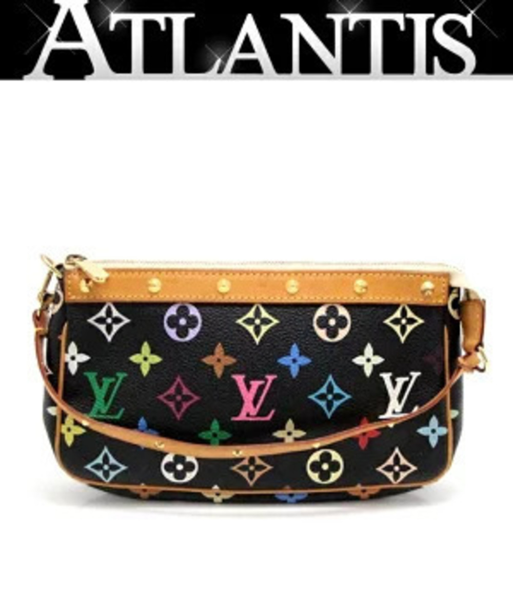 Louis Vuitton Pochette Accessoires Multicolor Black